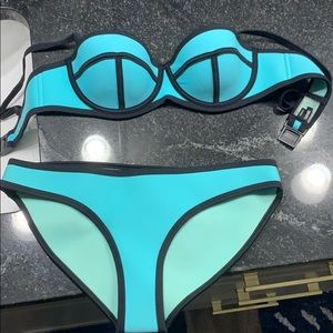 NEW Triangl Turquoise Bikini Size Small